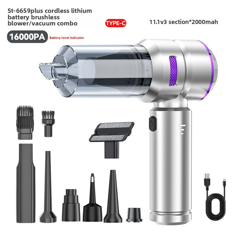 Cordless Car Vacuum Cleaner with Blowing Function