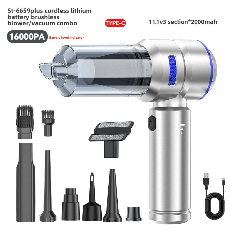 Cordless Car Vacuum Cleaner with Blowing Function