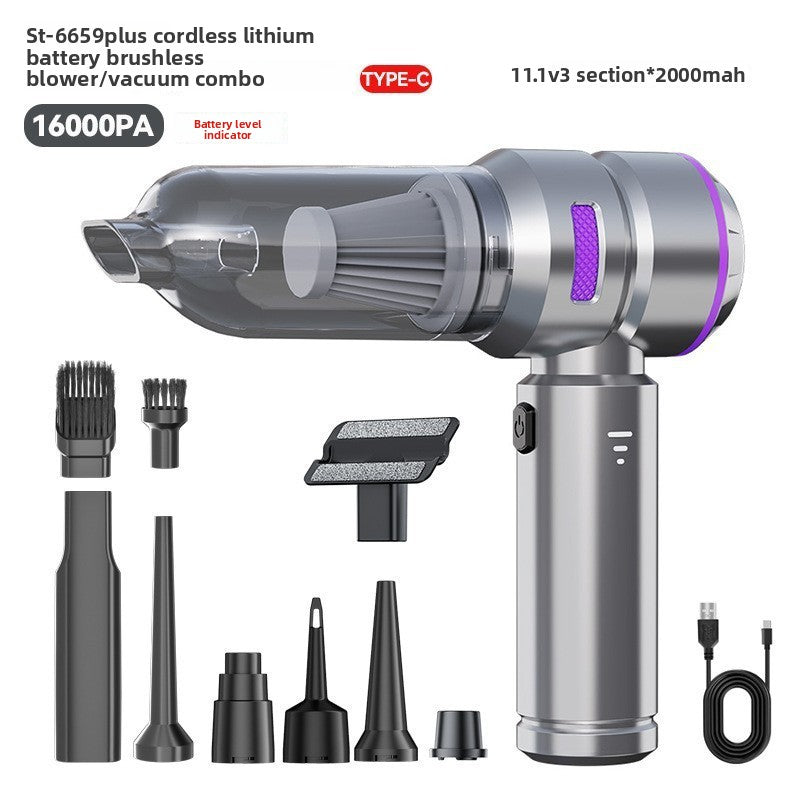 Cordless Car Vacuum Cleaner with Blowing Function