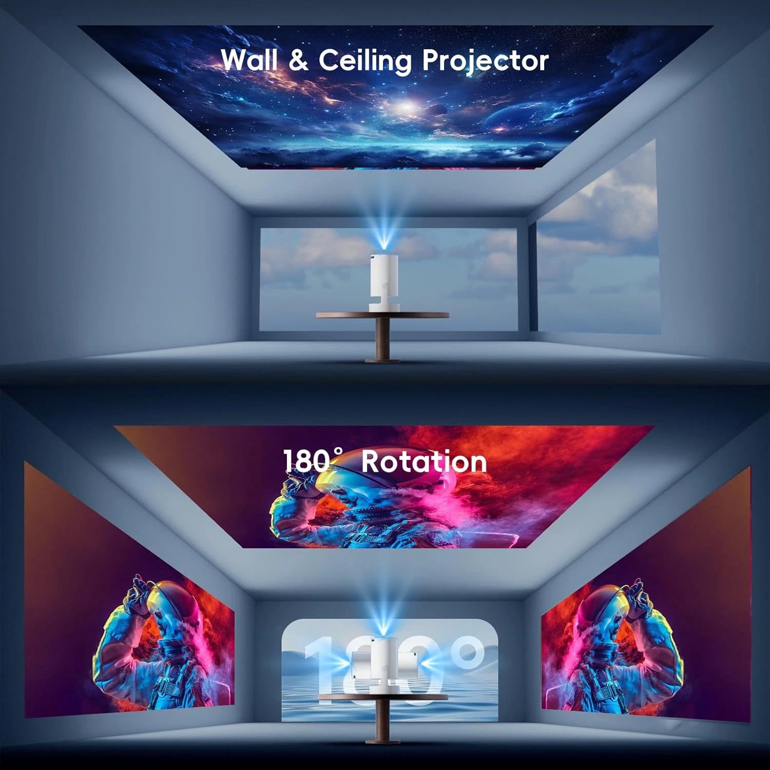 Ultra Short Throw 4K Android Projector